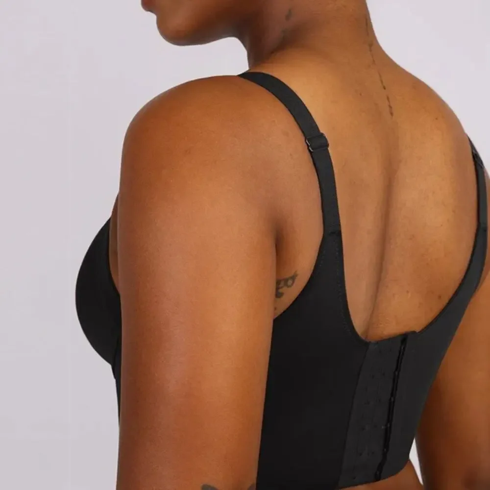 Shapellx Everyday Smooth T-Shirt Bra - Black 34DDD - Picture 3 of 9